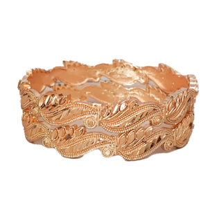 Ethnic Antique Brass Wide Kada Bangle | Festive & Wedding Wear Jewelry