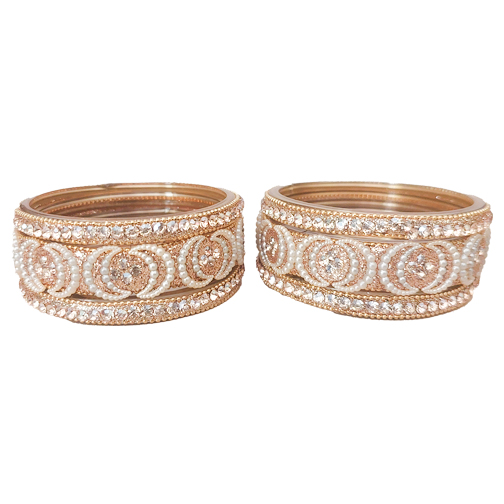 White Stone Kada, Pearl Kada, Gold Finish Kada, Bridal Kada, Ethnic Kada for Women, Wedding Jewelry, Festive Kada, Traditional Bangle White Stone Kada, Pearl Kada, Gold Finish Kada, Bridal Kada, Ethnic Kada for Women, Wedding Jewelry, Festive Kada, Traditional Bangle