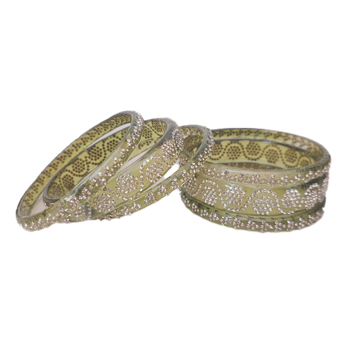 Designer Mehndi Green Kada with Stone Work for Women Designer Mehndi Green Kada with Stone Work for Women