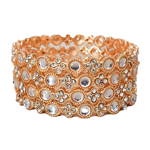 Designer Mirror Stone Kundan Bangle Designer Mirror Stone Kundan Bangle