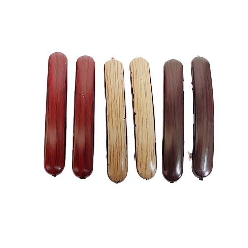 Elegant Brown & Beige Hair Clutch Clips for Women