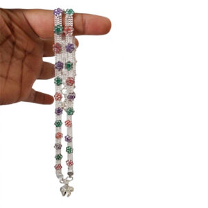 Women’s Multicolor Floral Payal Anklet